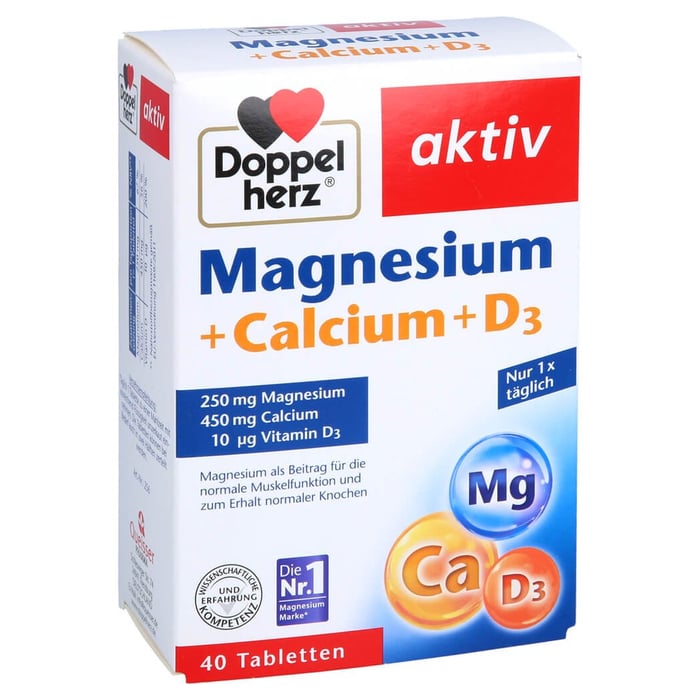 Doppelherz aktiv Magnesium + Calcium + D3