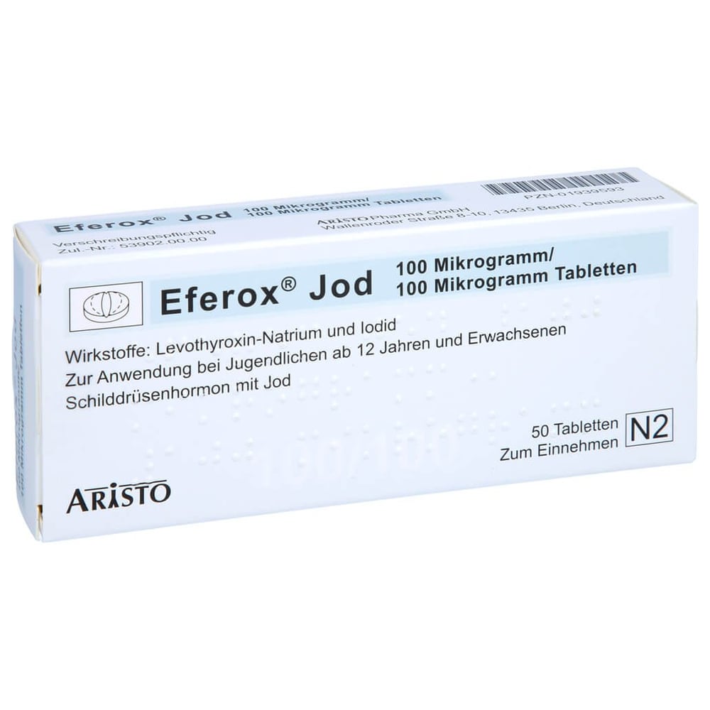 Eferox Jod 100 µg/100 µg