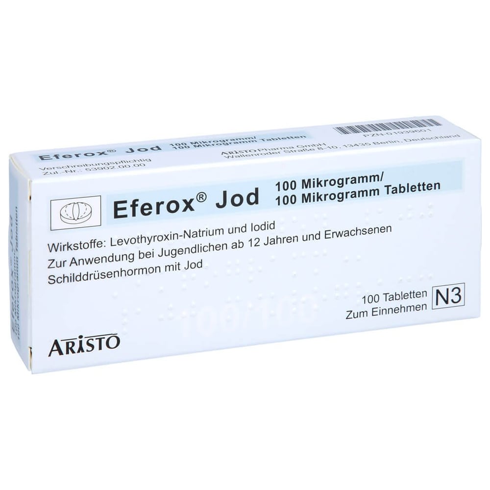 Eferox Jod 100 µg/100 µg