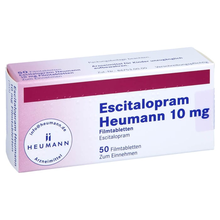 Escitalopram Heumann 10mg
