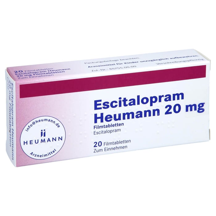 Escitalopram Heumann 20mg
