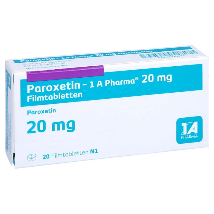 Paroxetin-1 A Pharma 20mg Filmtabletten
