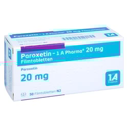 Paroxetin - 1 A Pharma 20mg Filmtabletten