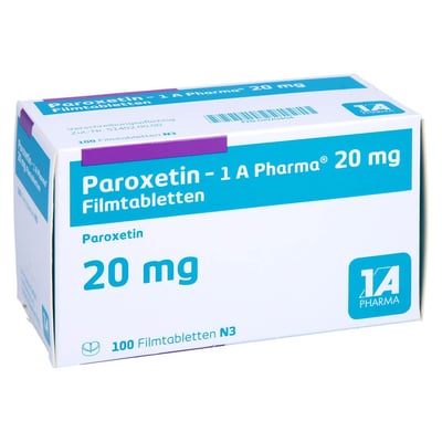 Paroxetin - 1 A Pharma 20mg Filmtabletten