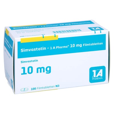 Simvastatin-1A Pharma 10 mg Produktbild 1