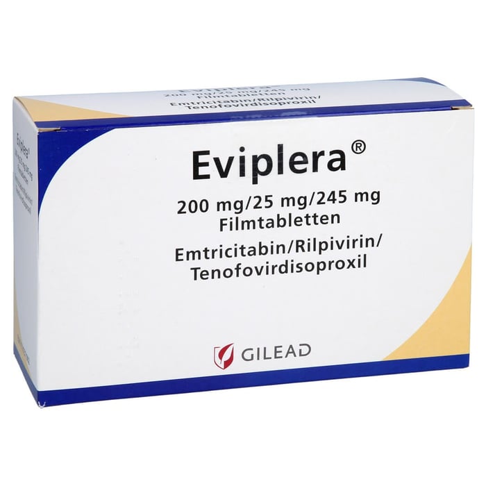 Eviplera 200mg/25mg/245mg