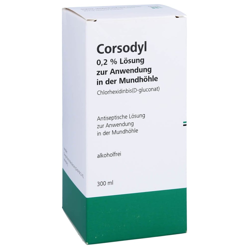 Corsodyl zur Anwendung in der Mundhöhle