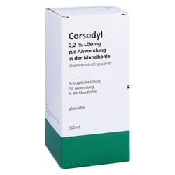 Corsodyl zur Anwendung in der Mundhöhle