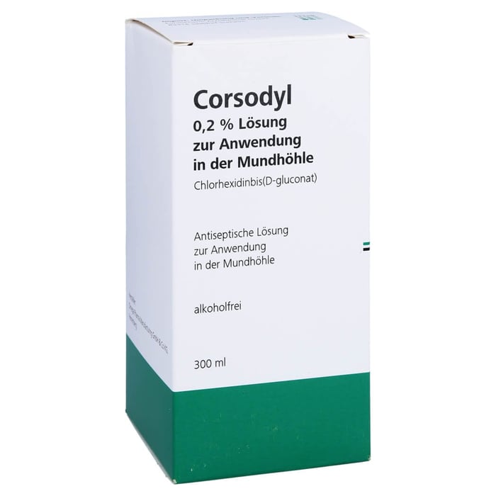 Corsodyl zur Anwendung in der Mundhöhle