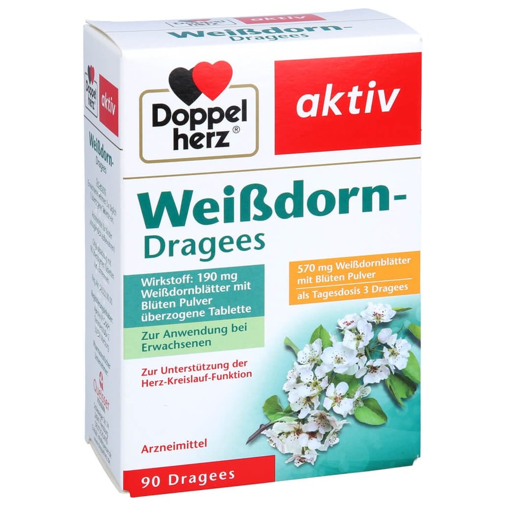 Doppelherz Weißdorn Dragees