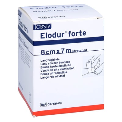 Elodur kräftig Kompr.Binde 8 cmx7 m Produktbild 1