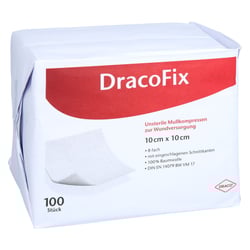 Dracofix OP-Kompressen 10x10 cm unsteril 8fach