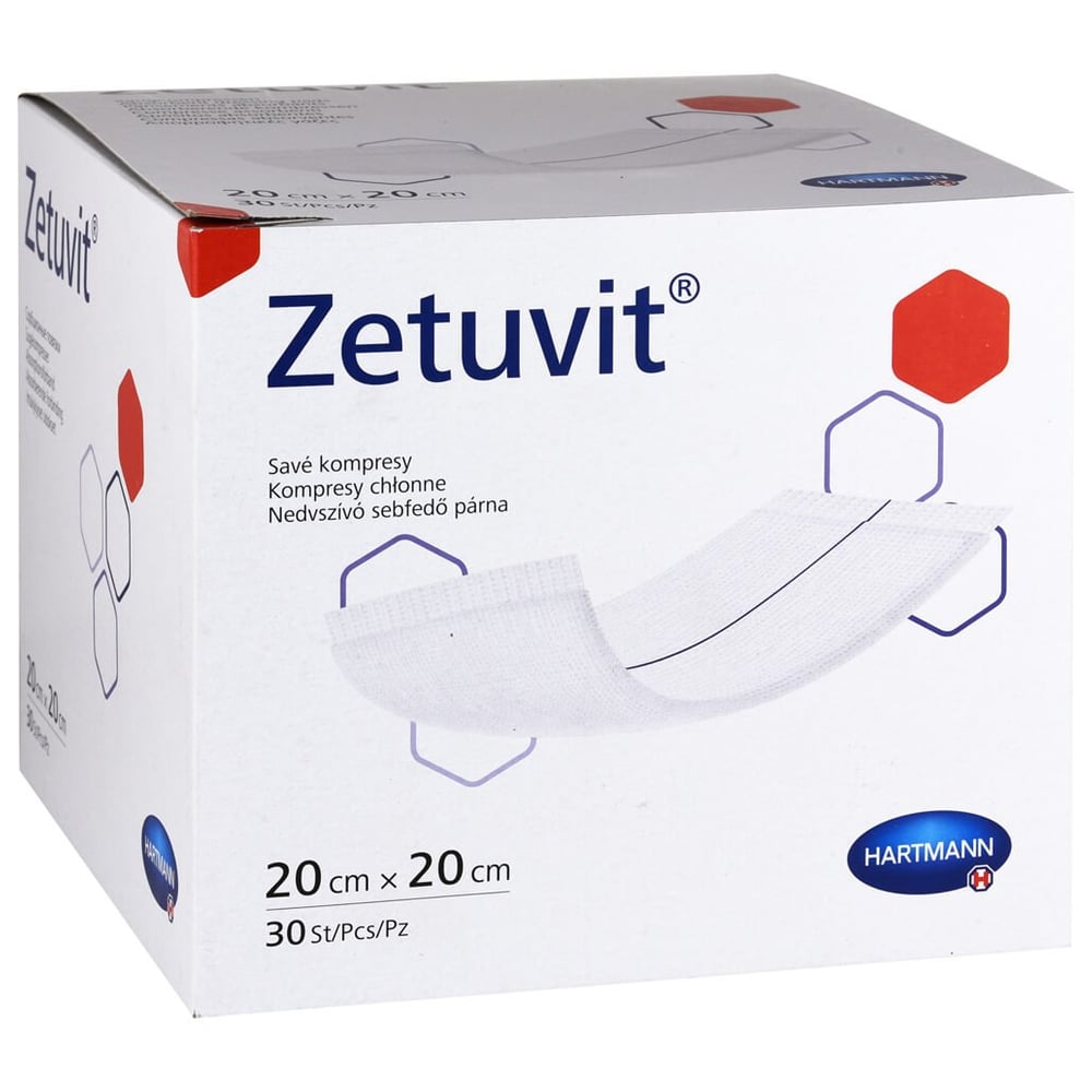 Zetuvit Saugkompressen unsteril 20x20 cm