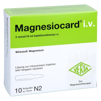 Magnesiocard i.v. 3 mmol Injektionslösung
