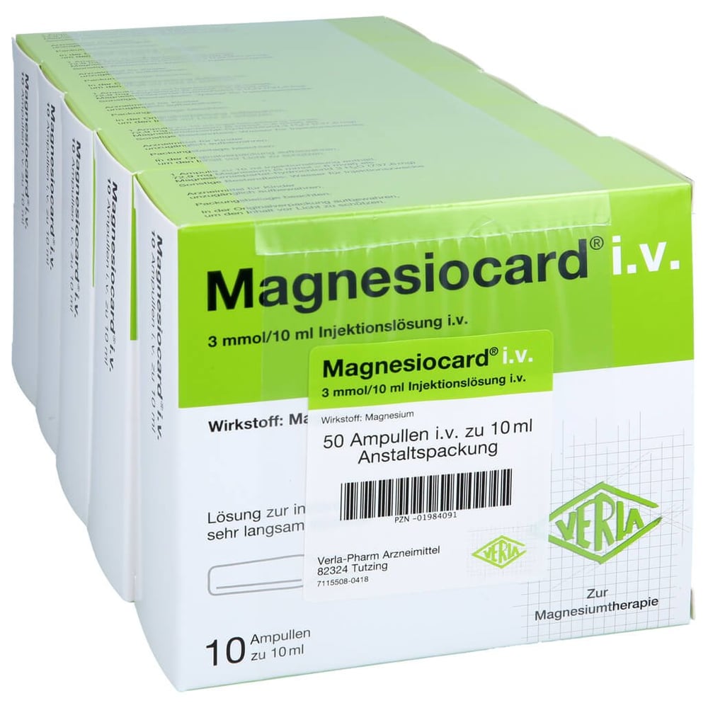 Magnesiocard i.v. 3 mmol Injektionslösung
