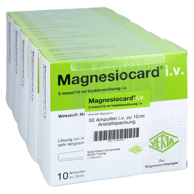 Magnesiocard i.v. 3 mmol Injektionslösung