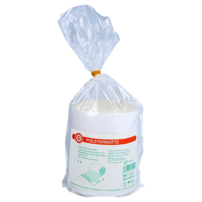 Polsterwatte gerollt 12 cmx2 m