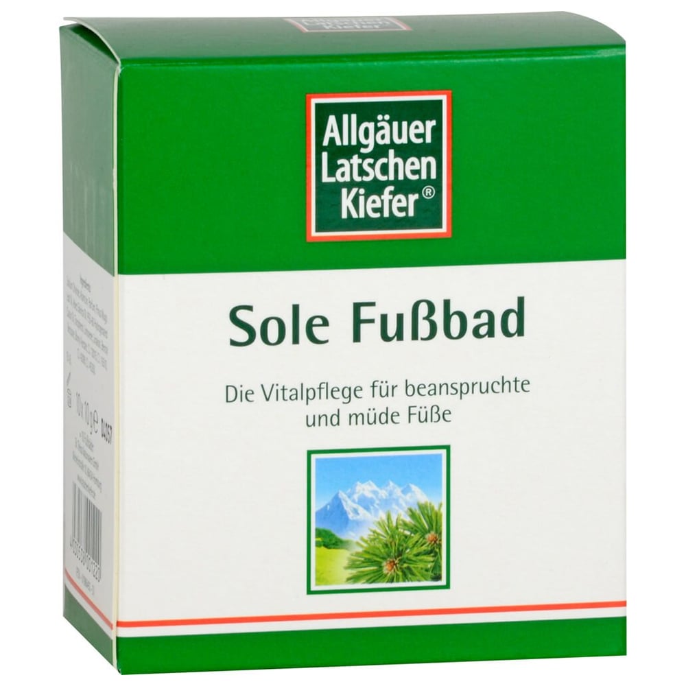 Allgäuer Latschenkiefer Sole Fußbad