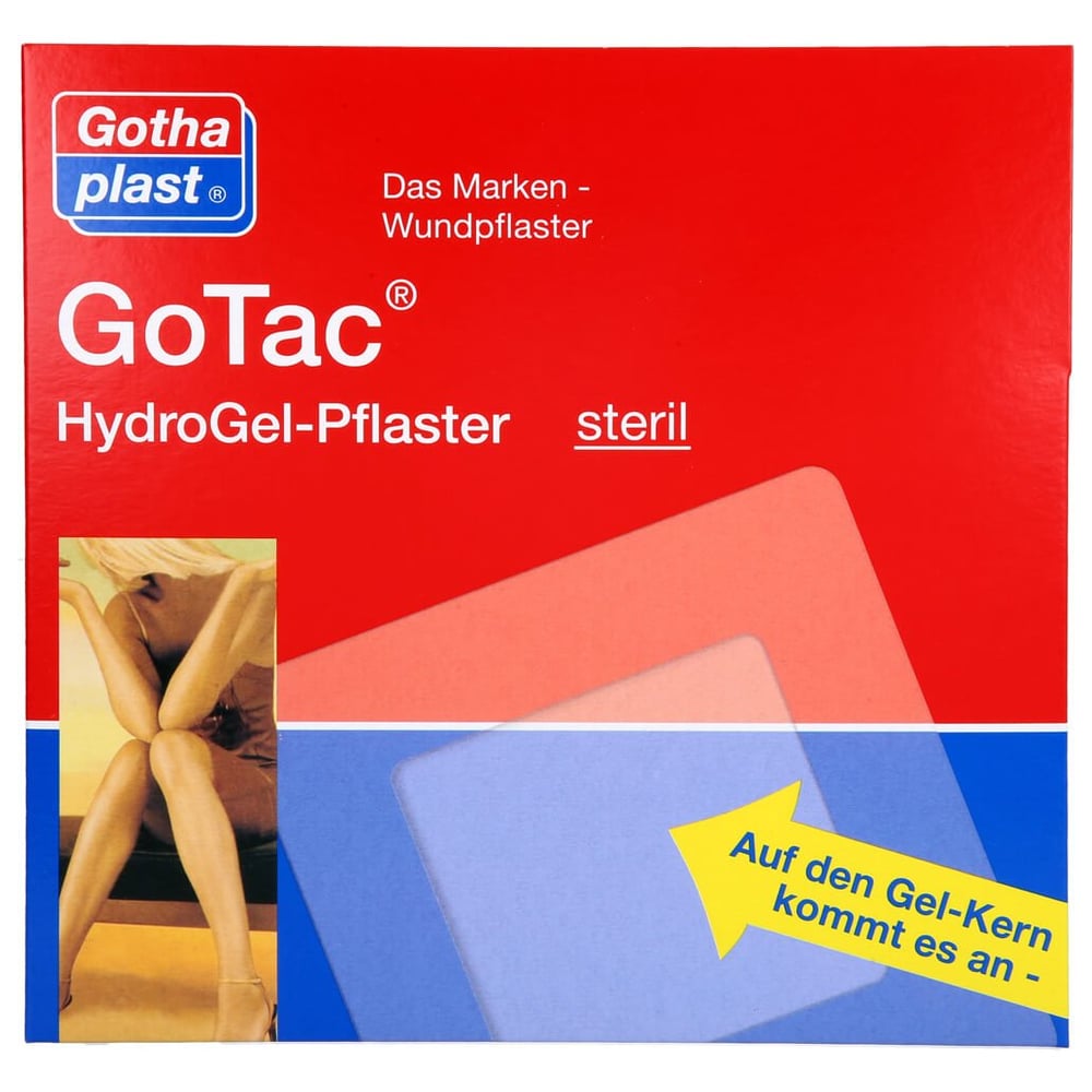 Gotac HydroGel-Pflaster L 10x10 cm steril