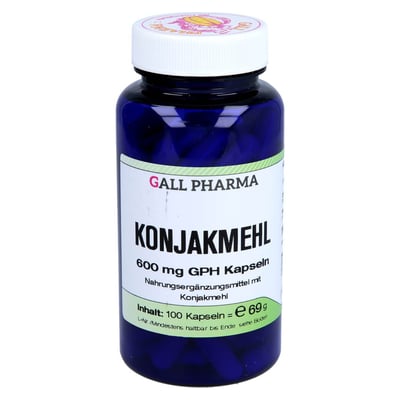 Konjakmehl 600 mg Kapseln Produktbild 1