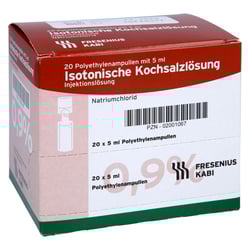 Isotonische Kochsalzlösung 0.9% (Plastikampulle)