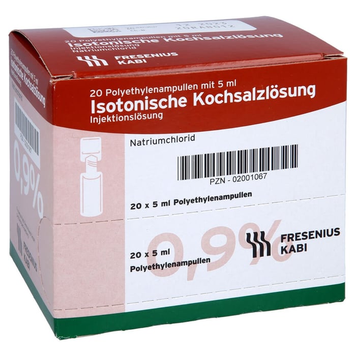 Isotonische Kochsalzlösung 0.9% (Plastikampulle)