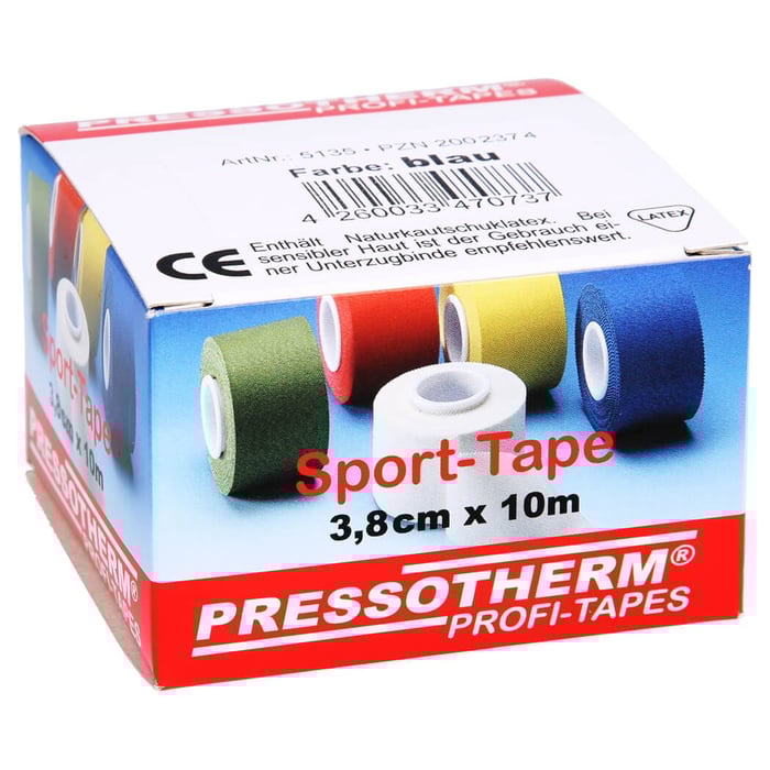 Pressotherm Sport-Tape blau 3.8cmx10m