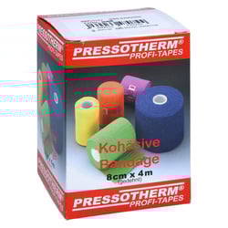 Pressotherm Kohäsive Bandage 8cmx4m weiß