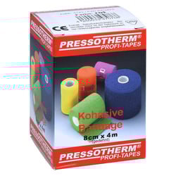 Pressotherm Kohäsive Bandage 8cmx4m rot