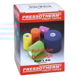 Pressotherm Kohäsive Bandage 8cmx4m gelb