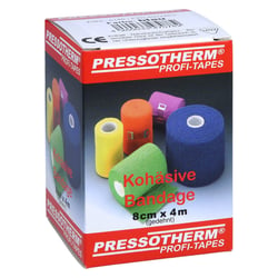 Pressotherm Kohäsive Bandage 8 cmx4 m blau