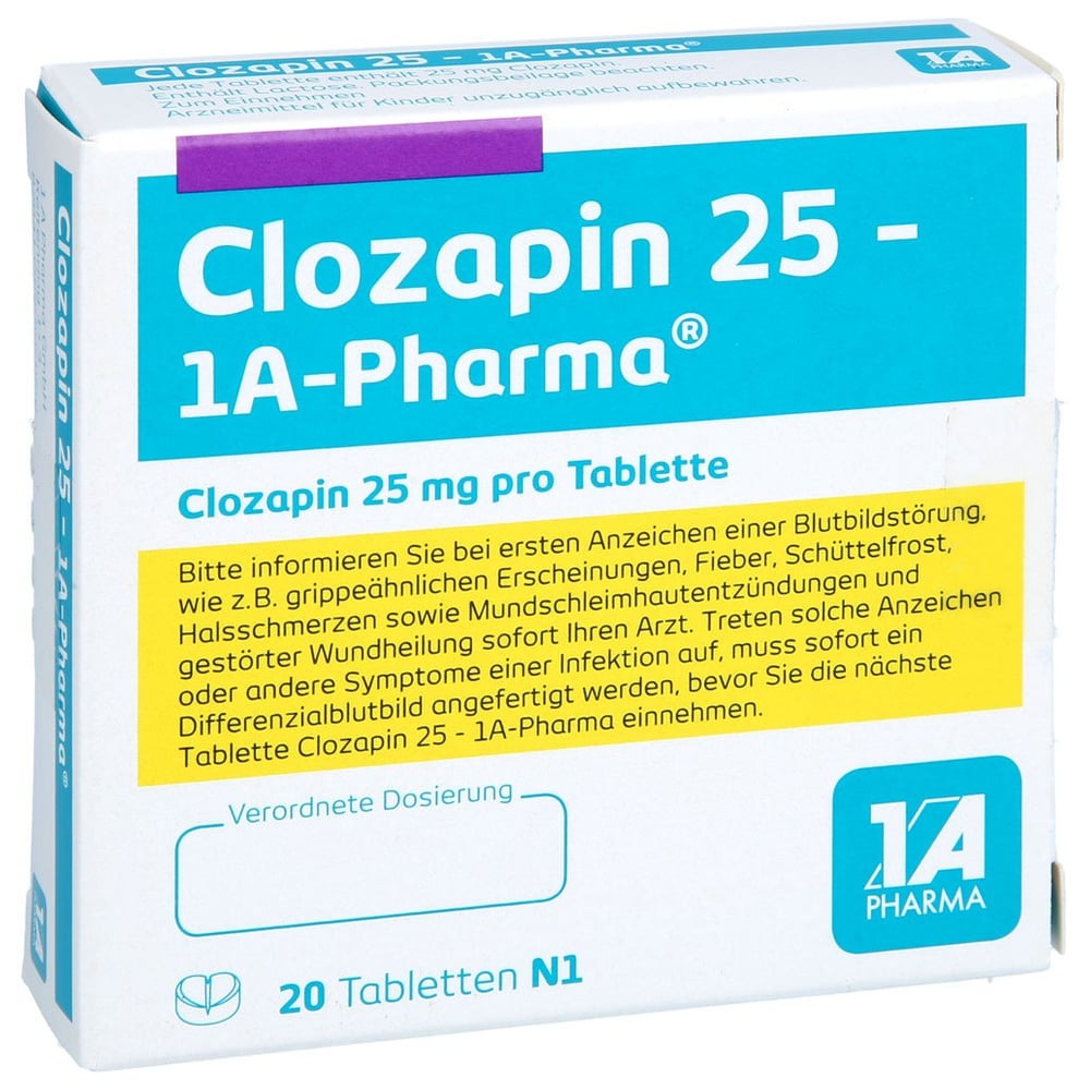 Clozapin 25-1A Pharma