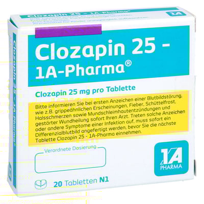 Clozapin 25-1A Pharma