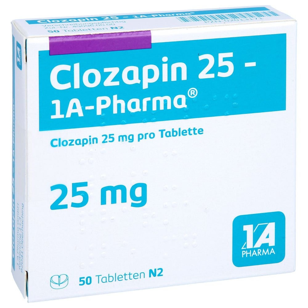 Clozapin 25-1A Pharma