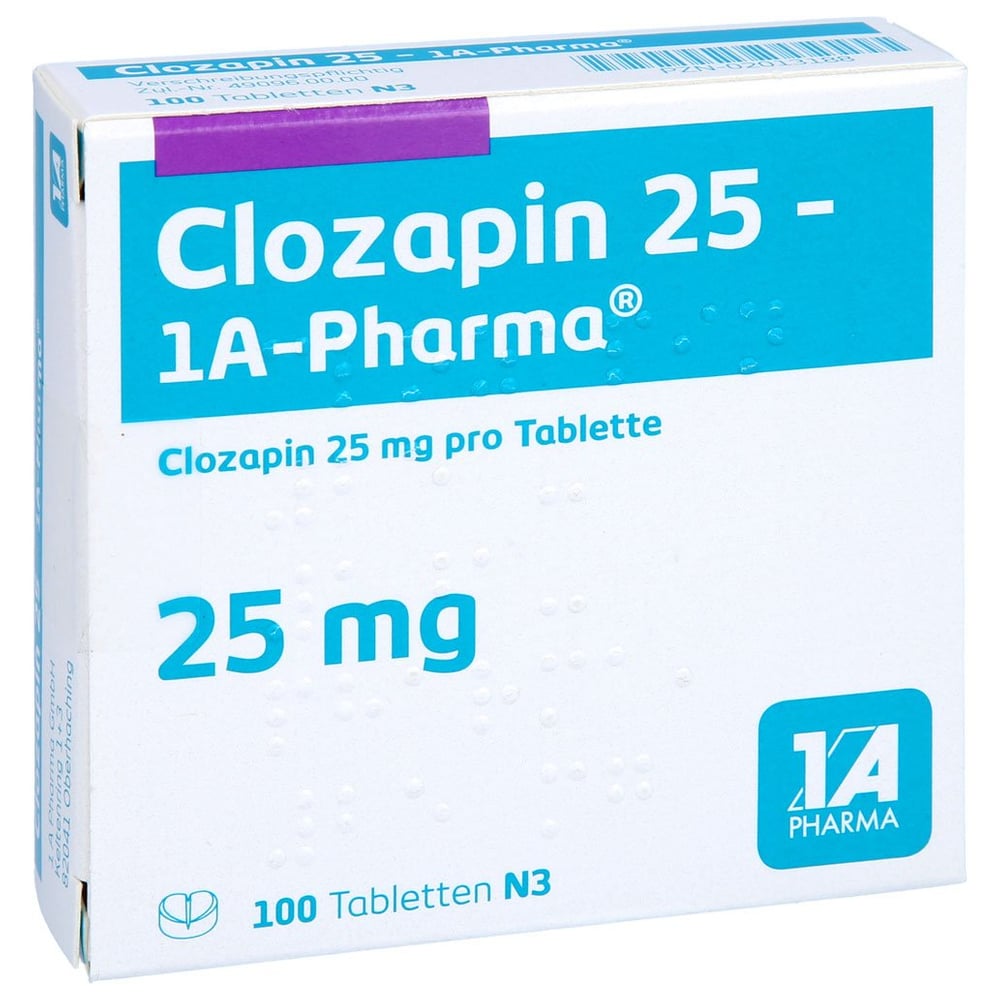 Clozapin 25-1A Pharma