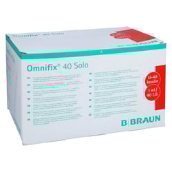 Omnifix Solo 40 Insulin EinmalSpritzen