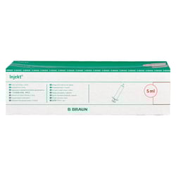 Braun Injekt Spritzen mit exzentrischer Konus Luer Spritzen