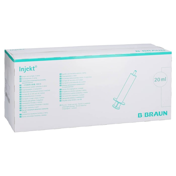 Injekt Einmalspritze 20 ml Luer exzentrisch