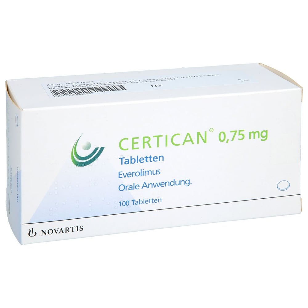Certican 0,75 mg