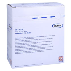 Vlieskompressen 10x10 4-fach steril