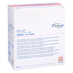 Vlieskompressen 7.5x7.5 4-fach steril