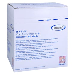 Mullkompressen 10x10 12-fach steril