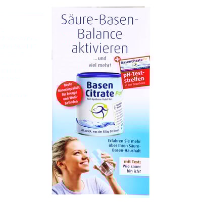 Basencitrate Pur Teststreifen ph 5,9-7,7