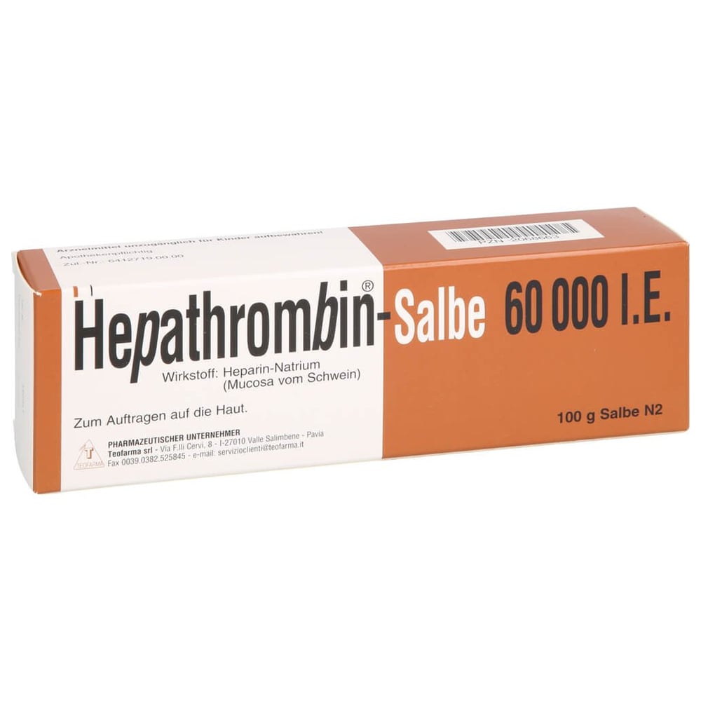 Hepathrombin-Salbe 60000 I.E.