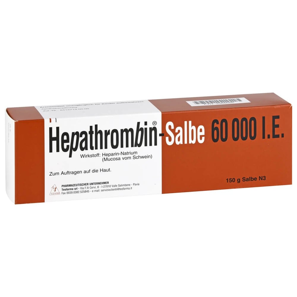 Hepathrombin-Salbe 60000 I.E.