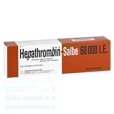 Hepathrombin-Salbe 60000 I.E.