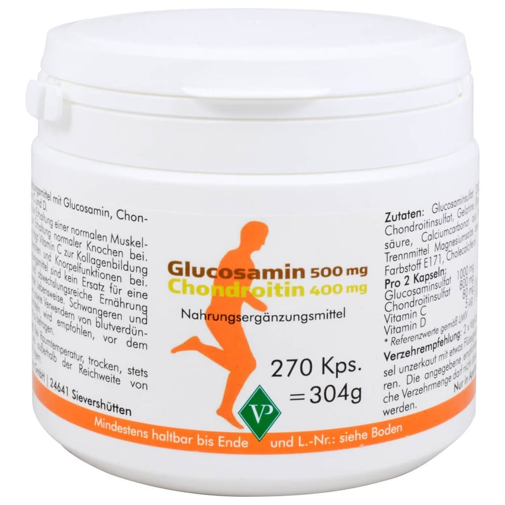 Glucosamin 500 mg + Chondroitin 400 mg Kapseln