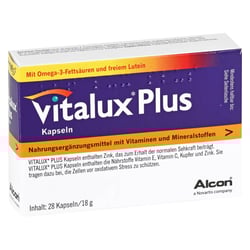 Vitalux Plus Lutein u. Omega3 Kapseln