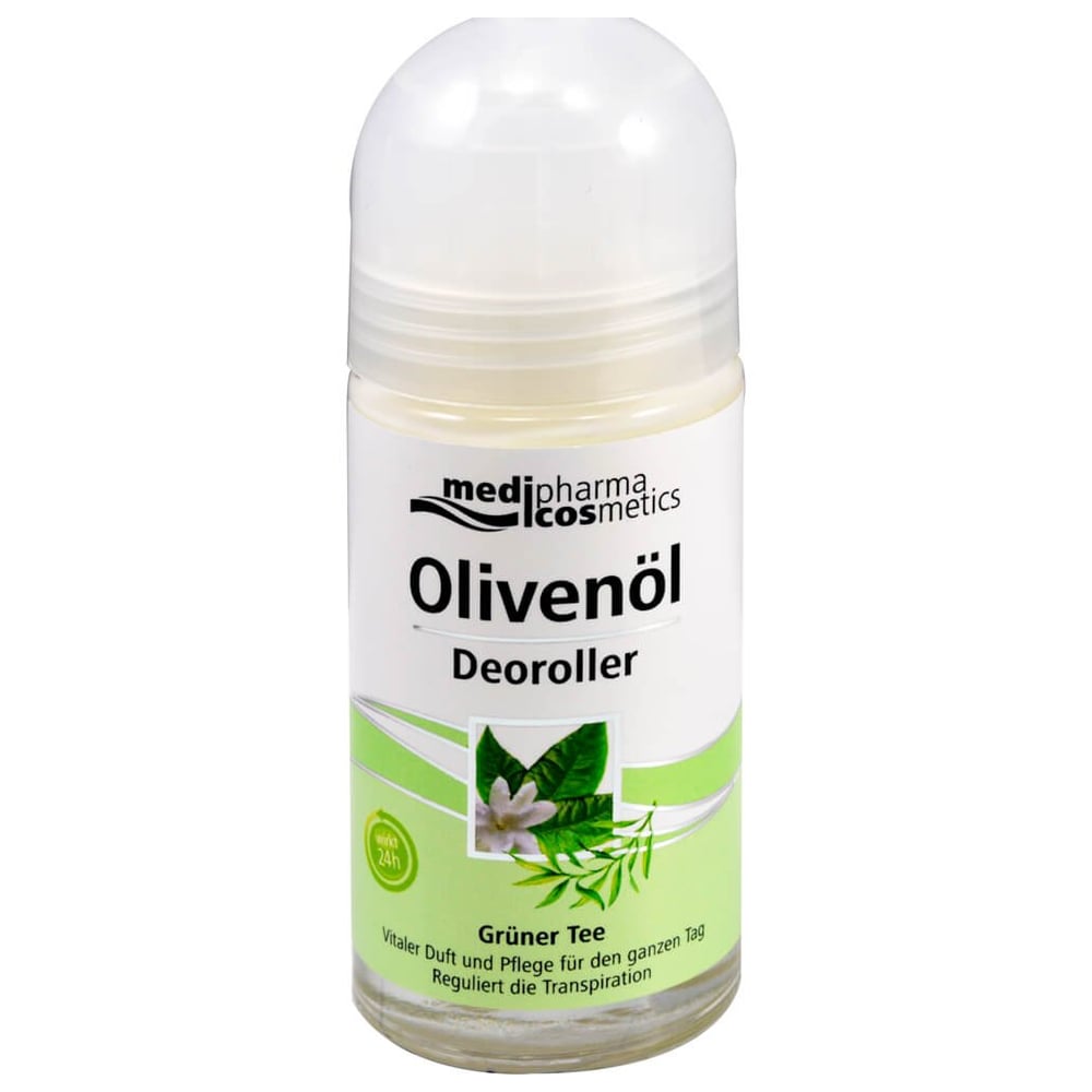 medipharma Olivenöl Deoroller grüner Tee