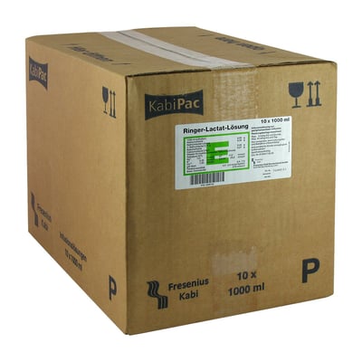 Ringer Lactat Lösung Plastik Infusionslösung